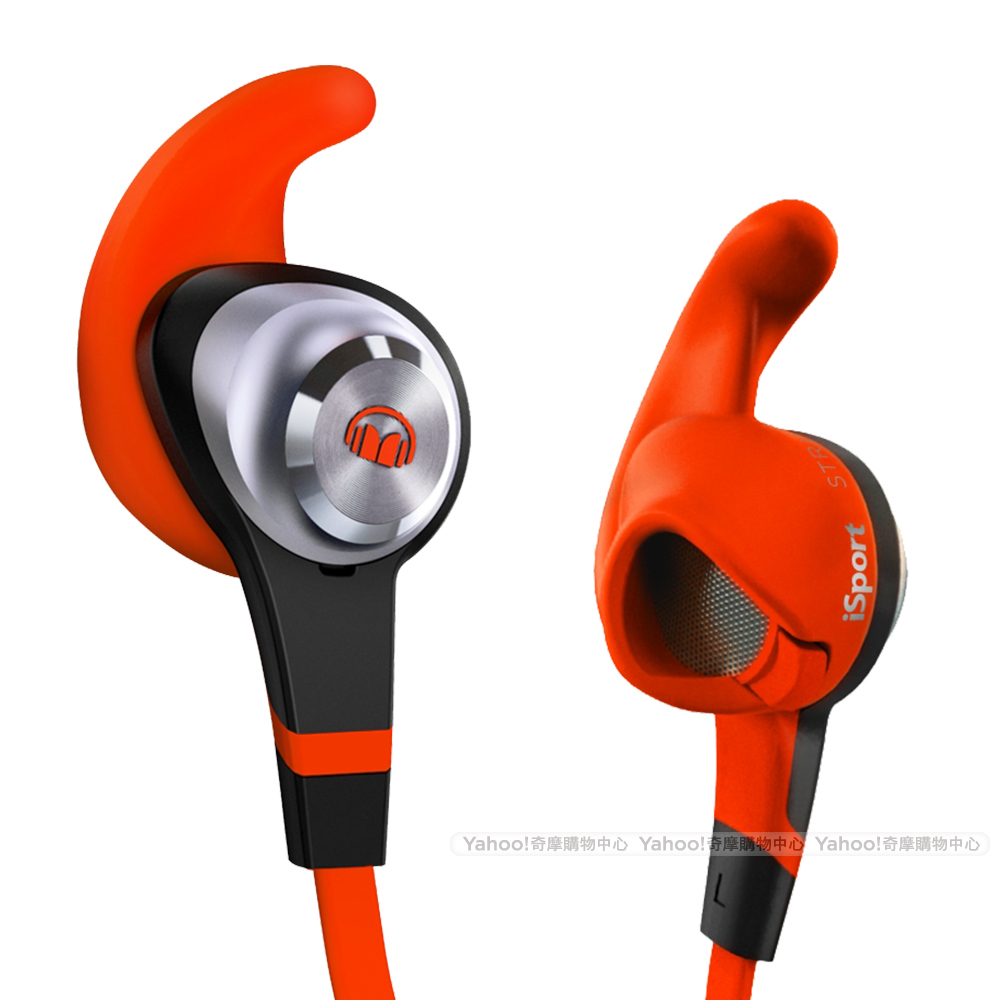 魔聲 Monster iSport Strive 橘色 IOS系統 智慧型手機專用耳機