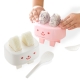 【特惠組】日本製造AKEBONO親子飯糰壓模器(白色+粉紅色)2入裝 product thumbnail 2