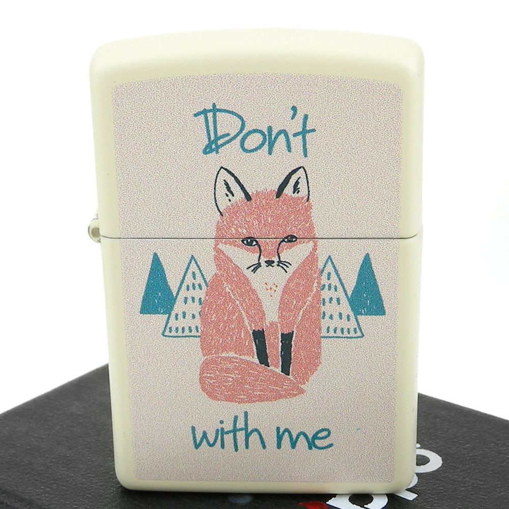 ZIPPO 美系~Dont fox with me-別耍我狐狸圖案設計打火機