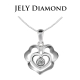 JELY Rose Heart 3分天然真鑽項鍊 product thumbnail 1