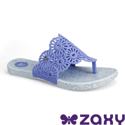 Zaxy 巴西 女 INTENSE HOLIDAY 繽紛假期夾腳拖鞋 (藍)