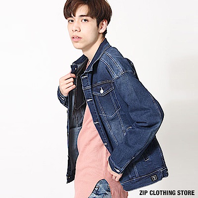 丹寧牛仔夾克外套(2色) ZIP日本男裝