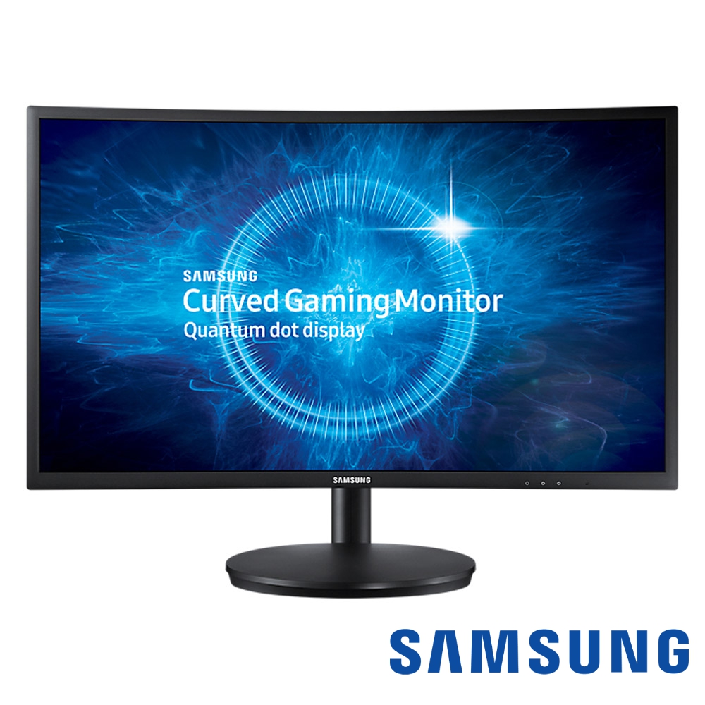 SAMSUNG C27FG70FQE 27型 VA 量子點曲面電競電腦螢幕27型螢幕