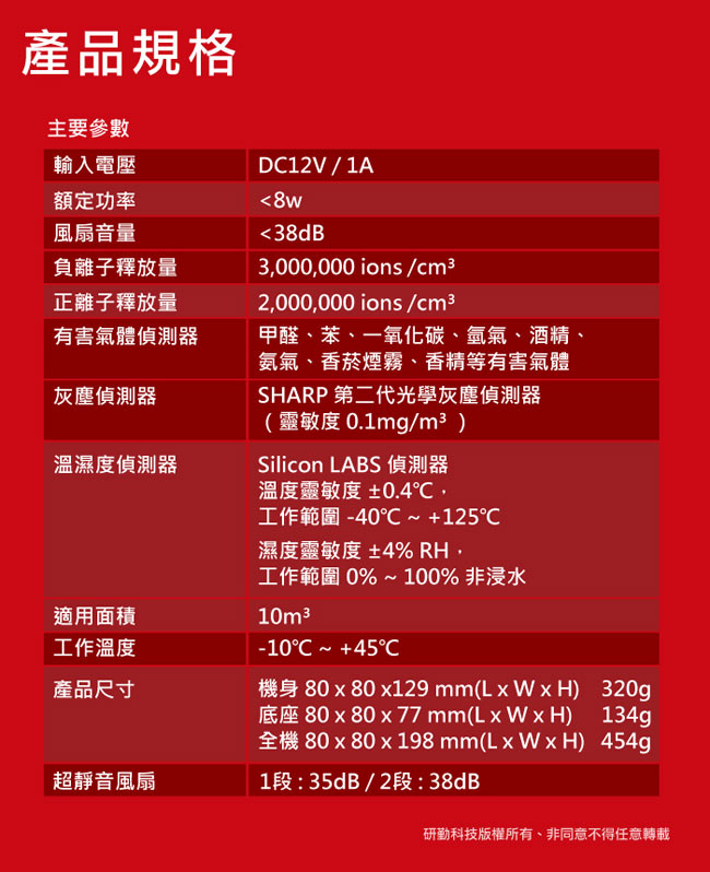 PAPAGO! Airfresh S10D 空氣淨化器-急速配