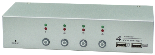 NuSwitch CD-104CA 4 PORT PS2/USB KVM 電子式電腦切換器
