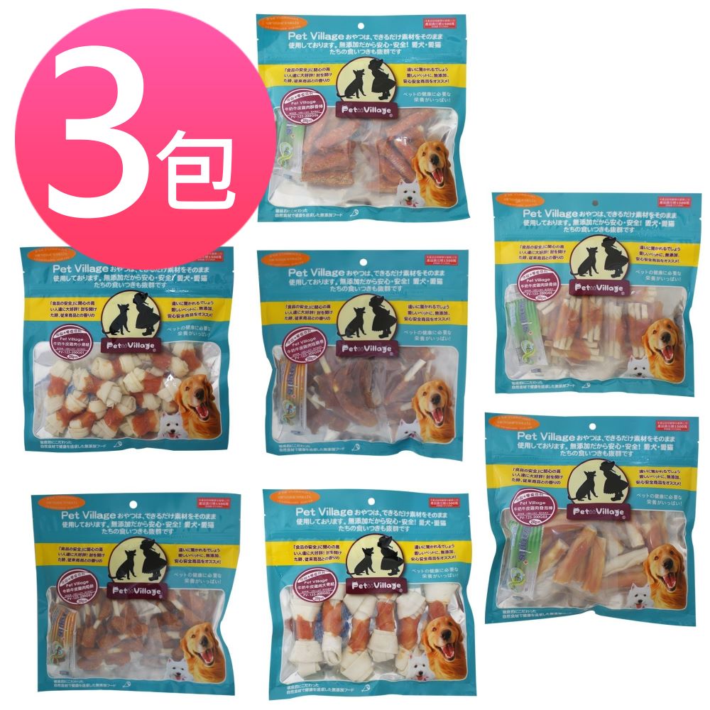 PetVillage魔法村 牛奶骨雞肉系列 200g (三包組)