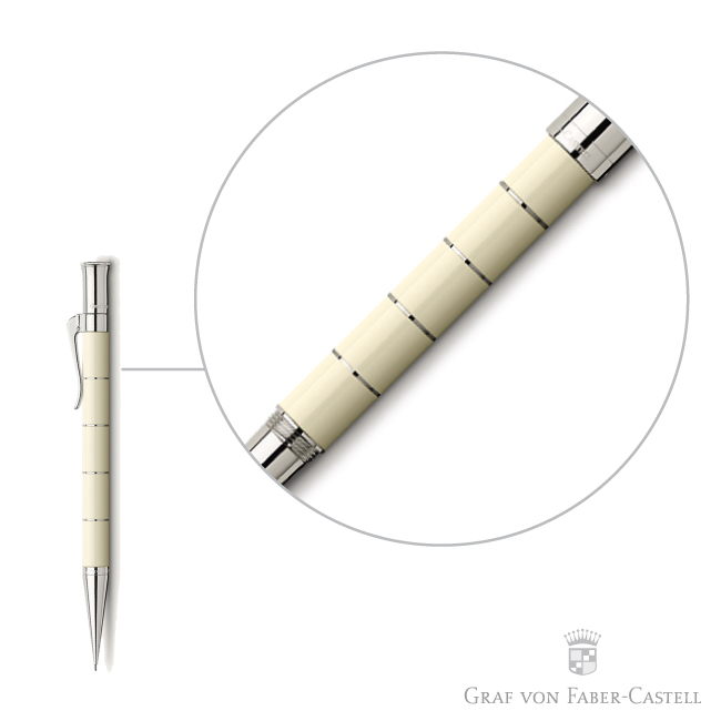 GRAF VON FABER-CASTELL 經典系列 象牙白環圈自動鉛筆
