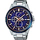 CASIO卡西歐 EDIFICE 賽車設計手錶-藍直紋 product thumbnail 1