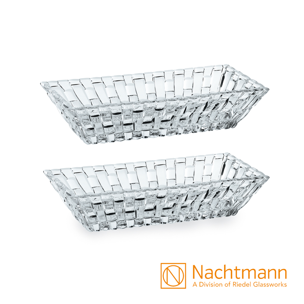 【Nachtmann】巴莎諾瓦長方沙拉盤17cm-2入