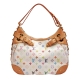 LV M40195 經典Monogram Multicolo村上隆Greta肩背包(白彩) product thumbnail 1