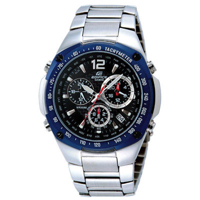 CASIO EDIFICE系列 多段馬達飆悍賽車錶(簽名款)-44mm