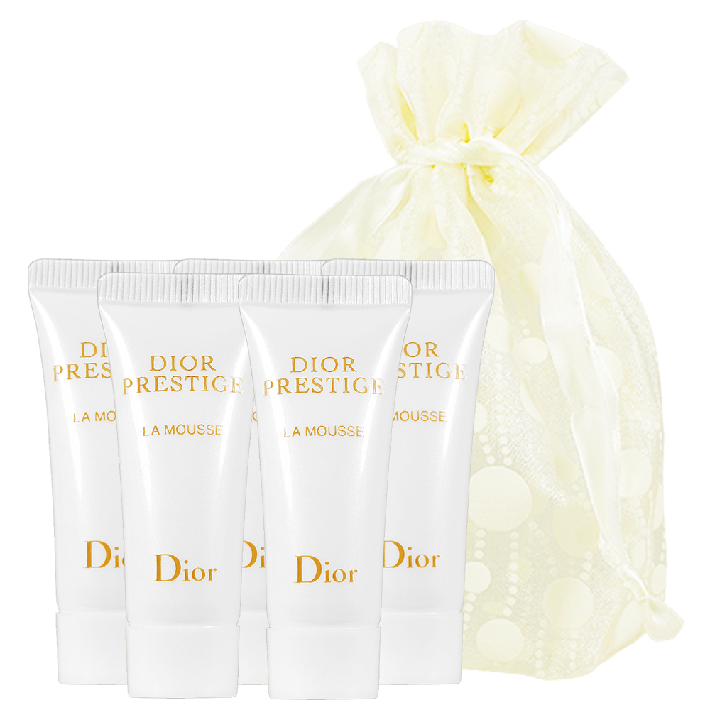 Dior 迪奧 精萃再生花蜜洗面乳(10ml)(新包裝)5入旅行袋組