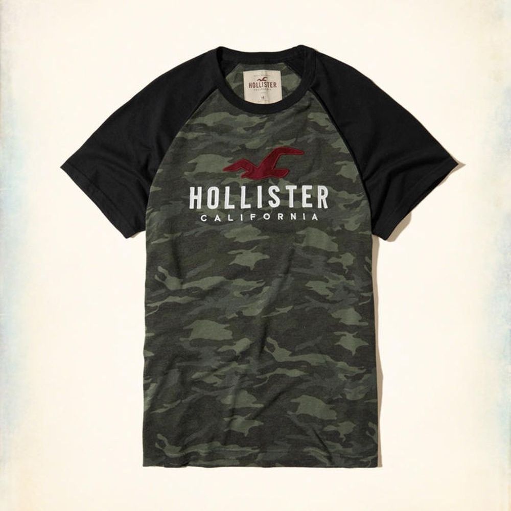 Hollister HCO 短袖 LOGO T恤 綠色 426