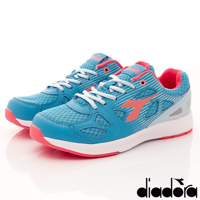 DIADORA-緩震輕彈慢跑款 RSI026藍(女段)