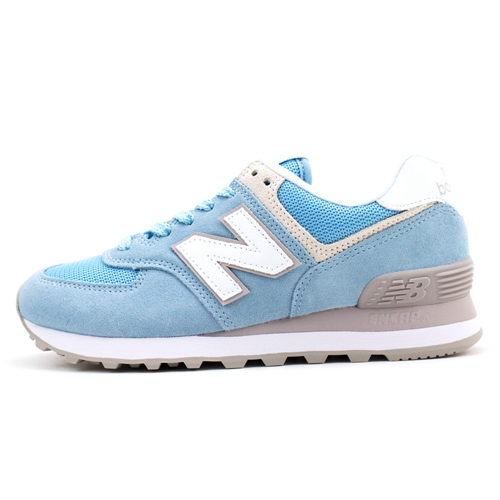 New Balance-女復古慢跑鞋WL574ESB-藍