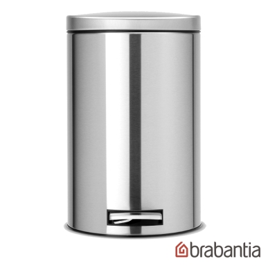 Brabantia 防指紋腳踏式垃圾桶12L-靜音