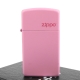 【ZIPPO】美系~LOGO字樣打火機~Pink Matte粉紅烤漆-窄版 product thumbnail 1