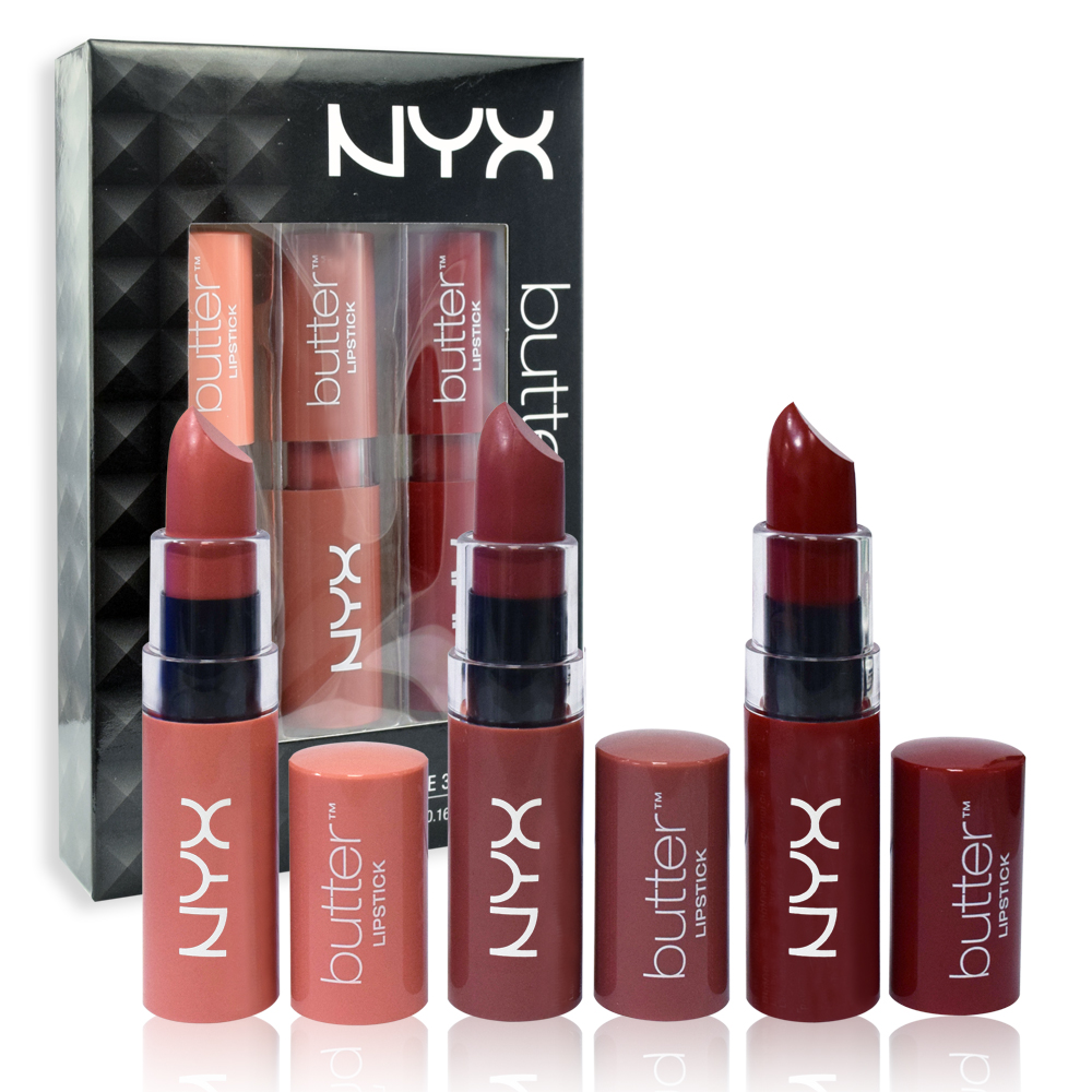 NYX 鮮奶油唇膏組05 (4.5g x3入) 國際限定版 即期品