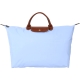 LONGCHAMP LE PLIAGE 淺藍色摺疊尼龍旅行袋(L/展示品) product thumbnail 1