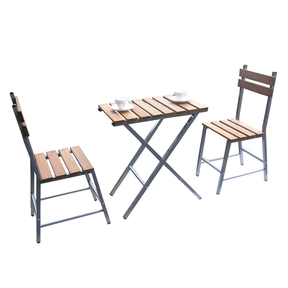 【頂堅】[實心樟木]餐桌椅組(一桌二椅)
