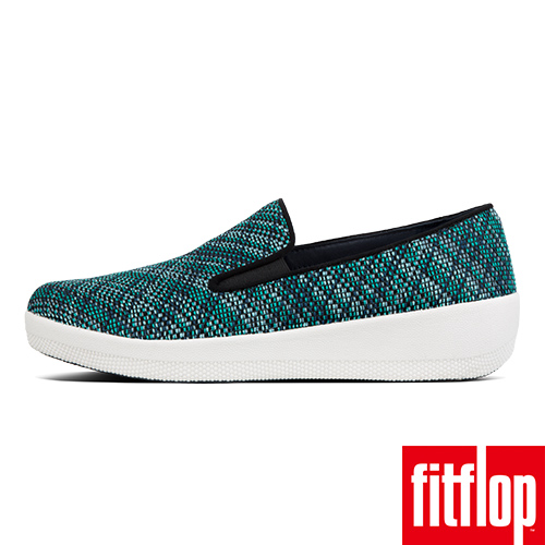 FitFlop SUPERSKATE KNIT LOAFERS-藍綠