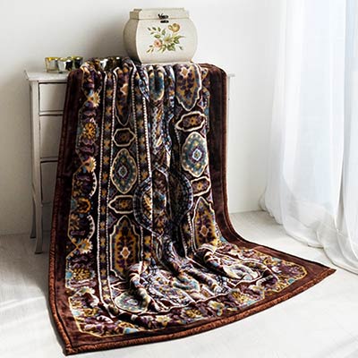 大阪寢屋川 米亞皇宮-咖 日製雙層單人毯