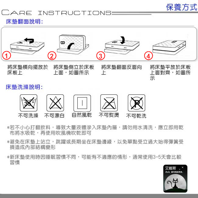 AVIS艾維斯 透氣釋壓三線加高獨立筒床墊-單人3.5尺