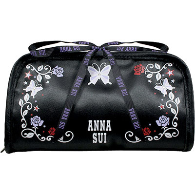 ANNA SUI 安娜蘇 薔薇紫蝶刷具包