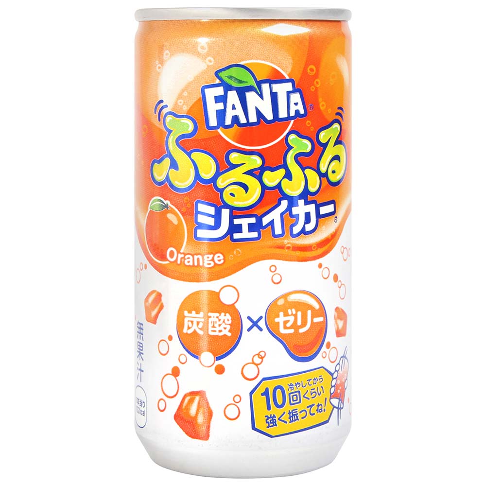 COCA-COLA 芬達橘子碳酸飲料-果凍顆粒入(180ml)