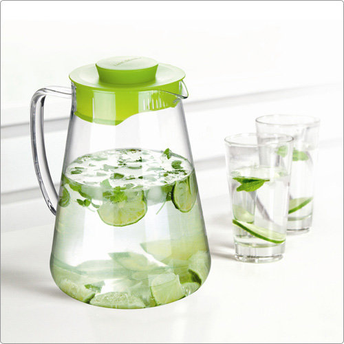 TESCOMA Teo單柄耐熱玻璃瓶(綠2.5L)