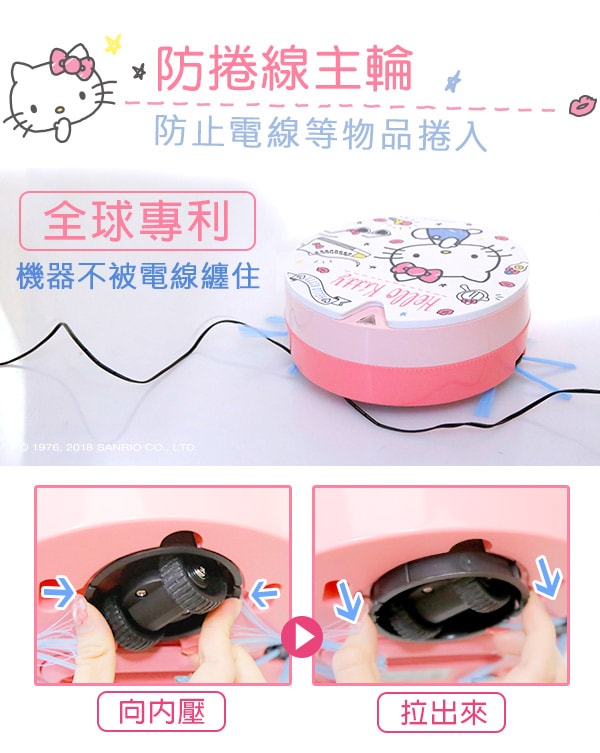 Vbot x Hello Kitty i6+粉紅派對蛋糕 掃地機器人 二代加強掃吸