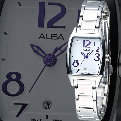 ALBA 炫彩紫色刻度時尚女錶(AH7425X1)/25mm