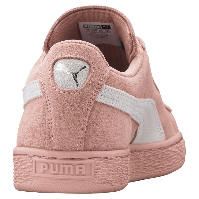 PUMA-Suede Classic Wns女復古運動鞋-蜜桃白