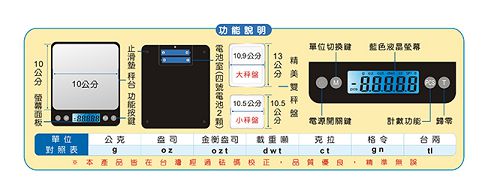 超微量大秤盤精準 電子秤