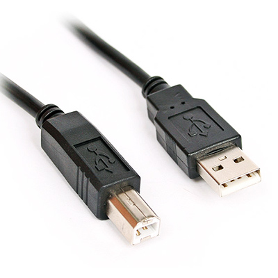 Bravo-u USB 2.0 傳真機印表機連接線/A公對B公-黑色(1.5米) 兩入組