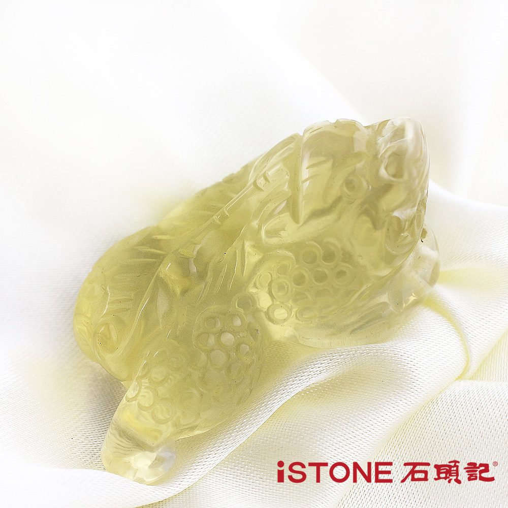 石頭記 黃水晶貔貅項鍊-極富納財27.5G