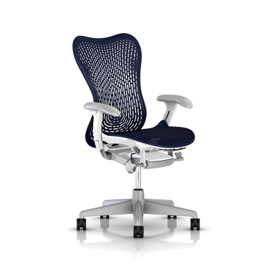 Herman Miller Mirra 2人體工學椅全新進化改版-白框系列優雅藍