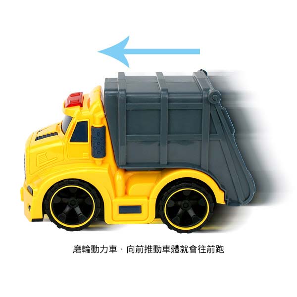 Amuzinc酷比樂 兒童玩具 磨輪動力車 聲光慣性工程環保車 6633-3