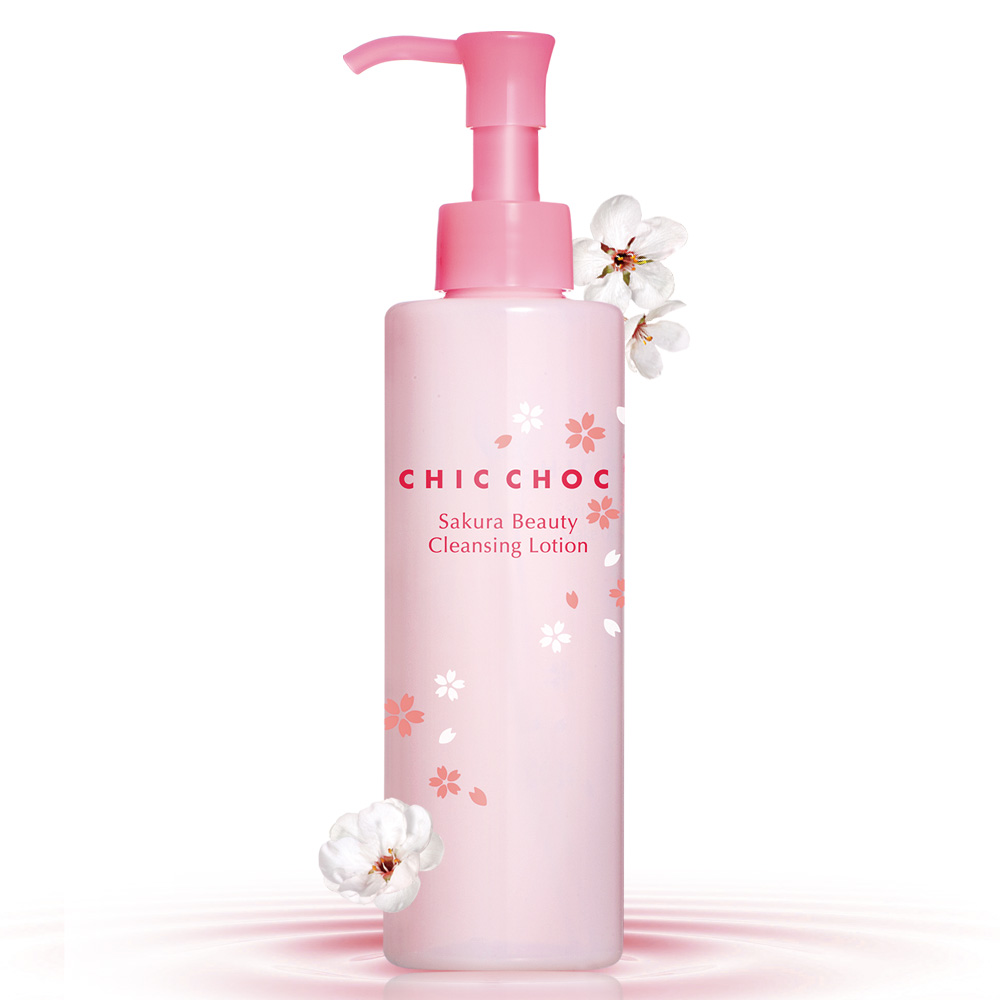 (即期品)CHIC CHOC 櫻花水潤潔顏液200ml●效期2021.03