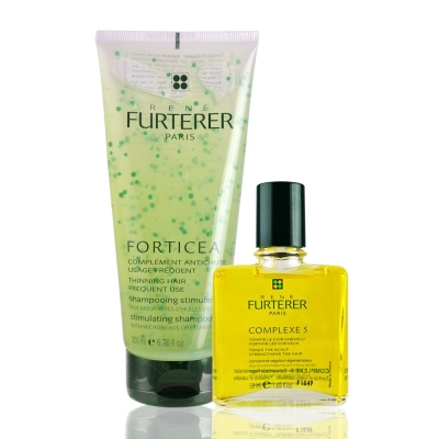 RENE FURTERER 頭皮養護5號精油洗護組(5號油50ml+洗200ml)