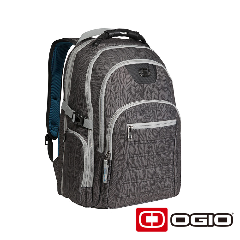 OGIO URBAN 17 吋城市遊俠電腦後背包-葉脈紋灰