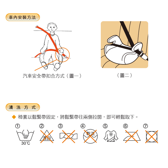 媽咪抱抱 兒童汽車安全座椅(兩色可選) 兒童安全增高坐墊 學童輔助座椅