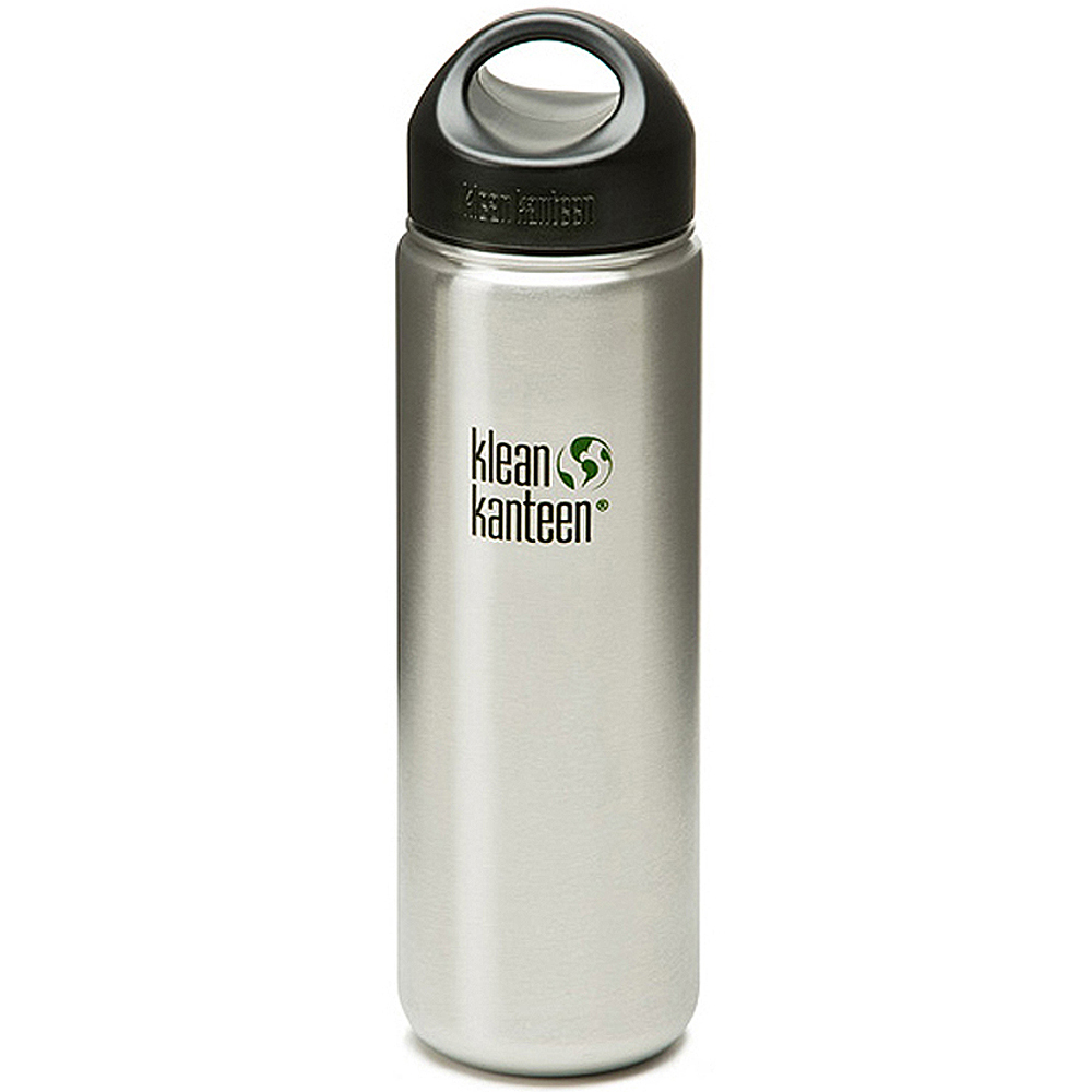 美國Klean Kanteen 寬口不鏽鋼冷水瓶800ml 原鋼色