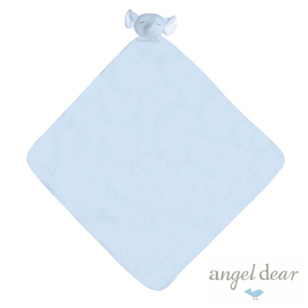Angel Dear 大頭動物嬰兒毛毯 (藍色大象)