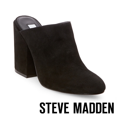 STEVE MADDEN-STELA-BLACK 高跟穆勒鞋-黑色