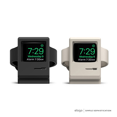 Elago Apple Watch W3賈伯斯Mac造型充電支架-限量紀念款