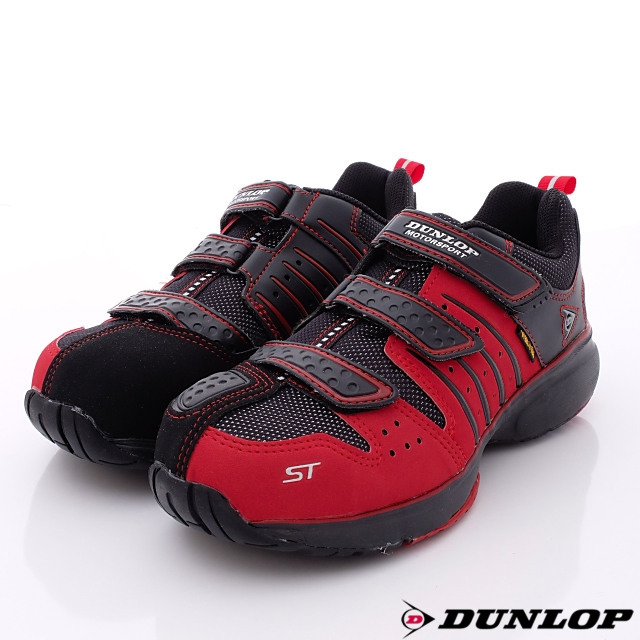 日本DUNLOP機能健走鞋-4E鋼頭鞋302-10紅-男段