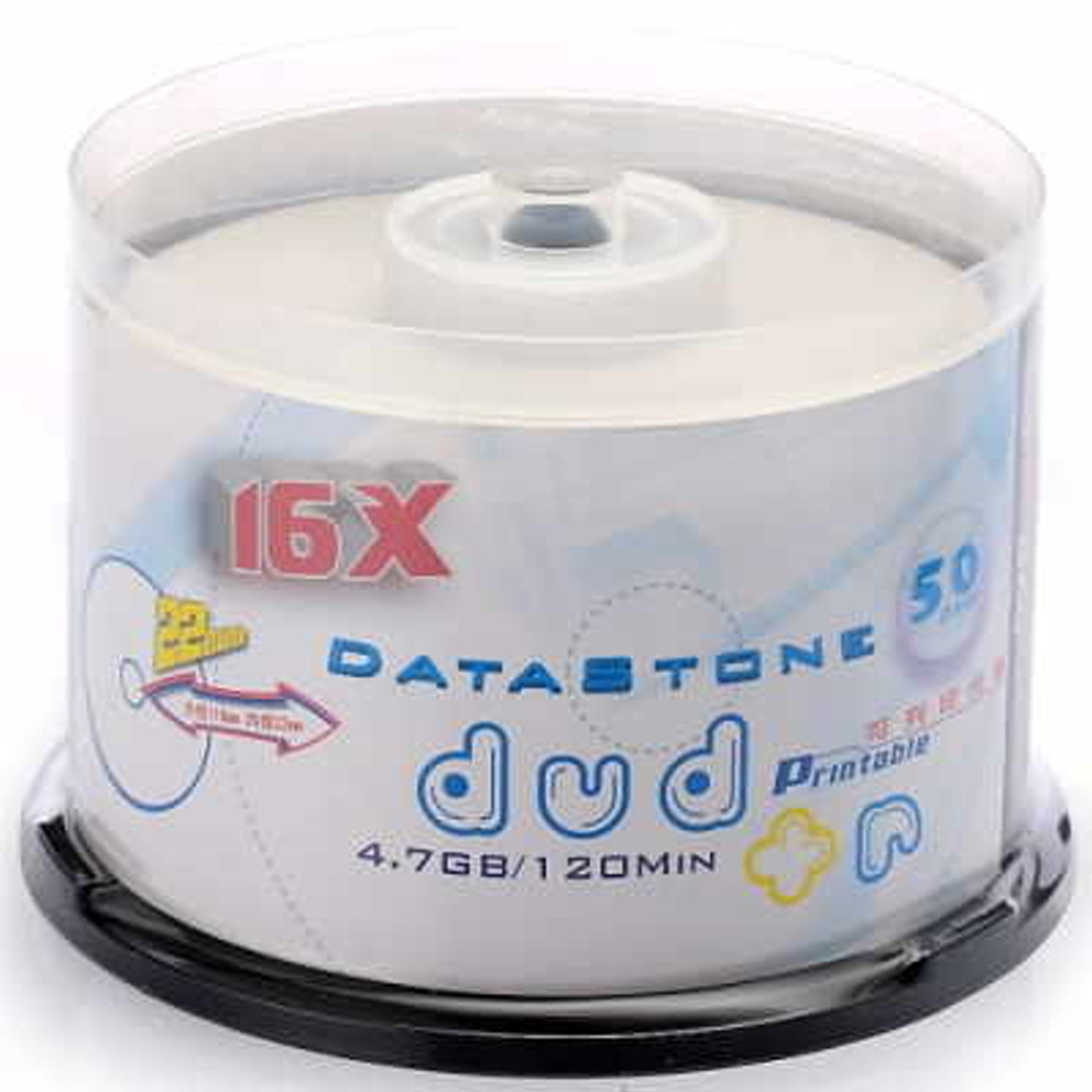 DataStone DVD+R 16X 珍珠白 滿版可印 (100片)