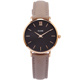 CLUSE 時尚潮流款皮革手錶(CL30018)-黑面X玫瑰金色框/33mm product thumbnail 1