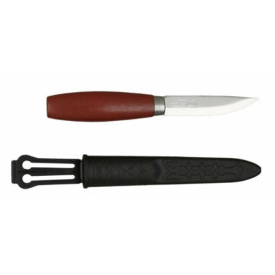 MORAKNIV CLASSIC 2/0 高碳鋼經典木工刀 赭紅